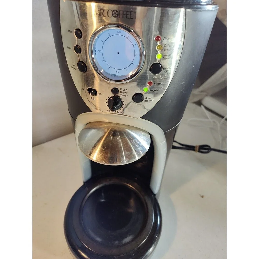 MR. Coffee Programmable 12 Cup Black With Stainless Steel BVMC-LMX43 (1073)